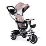 2u1 tricikl sa rotirajućim sedištem i sklopivom tendom Beige, ECOTOYS