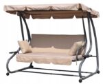 Baštenska ljuljaska - ležaljka 2u1 beige
