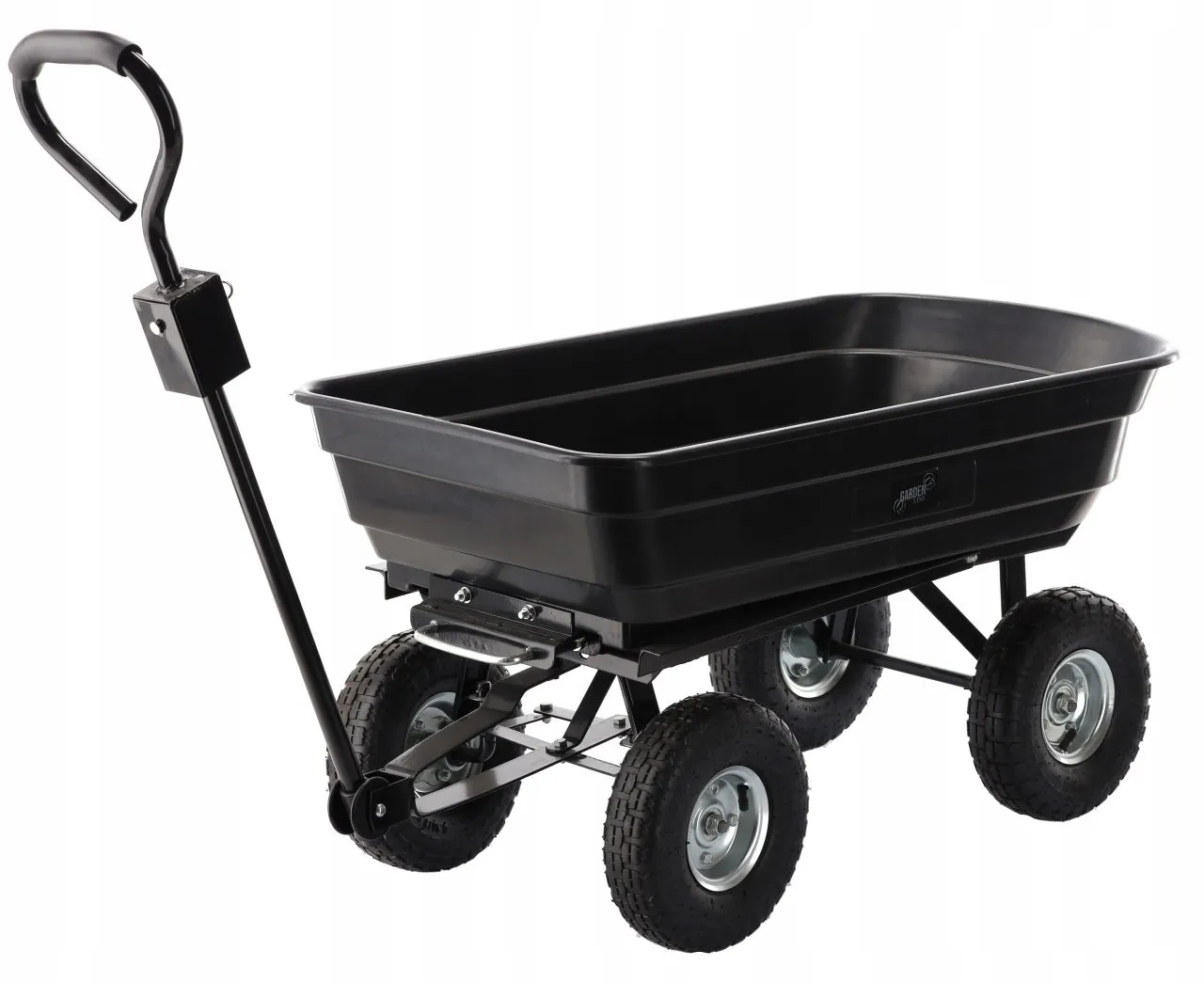 bastenska-transportna-kolica-gar (2) Baštenska/transportna kolica Garden Line, 300 kg, 75 L Black - Slika 1