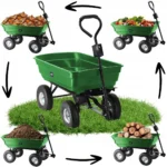 Baštenska transportna kolica Garden Line, 300kg, Green, 75 L - Slika 4