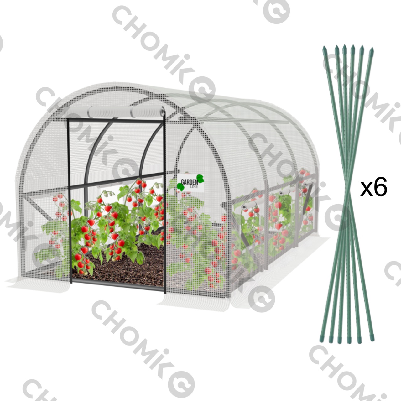 bastenski-plastenik-3-segmenta-belo-3-x-2-x-2-m-556916387 BAŠTENSKI PLASTENIK 3 SEGMENTA BELO 3 x 2 x 2 M 5569 - Slika 1