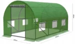 BAŠTENSKI PLASTENIK 3-SEGMENTNI 3 X 2 X 2 M ZELENI SA OPCIJOM DODATNE VENTILACIJE 3910 - Slika 2