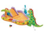 De?iji bazen na naduvavanje sa vodenim parkom sa toboganom, fontanom i dinosaurima INTEX 56139