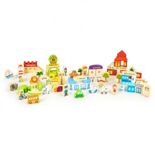 drvene-edukativne-kocke-city-zoo DRVENE EDUKATIVNE KOCKE CITY ZOO 120 KOMADA - Slika 2
