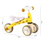 ECO TOYS BICIKL GURALICA ZIRAFA - Slika 2