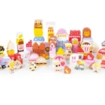 EDUKATIVNE DRVENE KOCKE SET -CANDY CITY 116 KOM - Slika 2