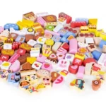 EDUKATIVNE DRVENE KOCKE SET -CANDY CITY 116 KOM - Slika 5