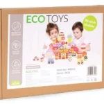 EDUKATIVNE DRVENE KOCKE SET -CANDY CITY 116 KOM - Slika 6