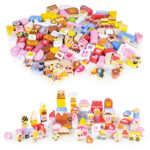 EDUKATIVNE DRVENE KOCKE SET -CANDY CITY 116 KOM