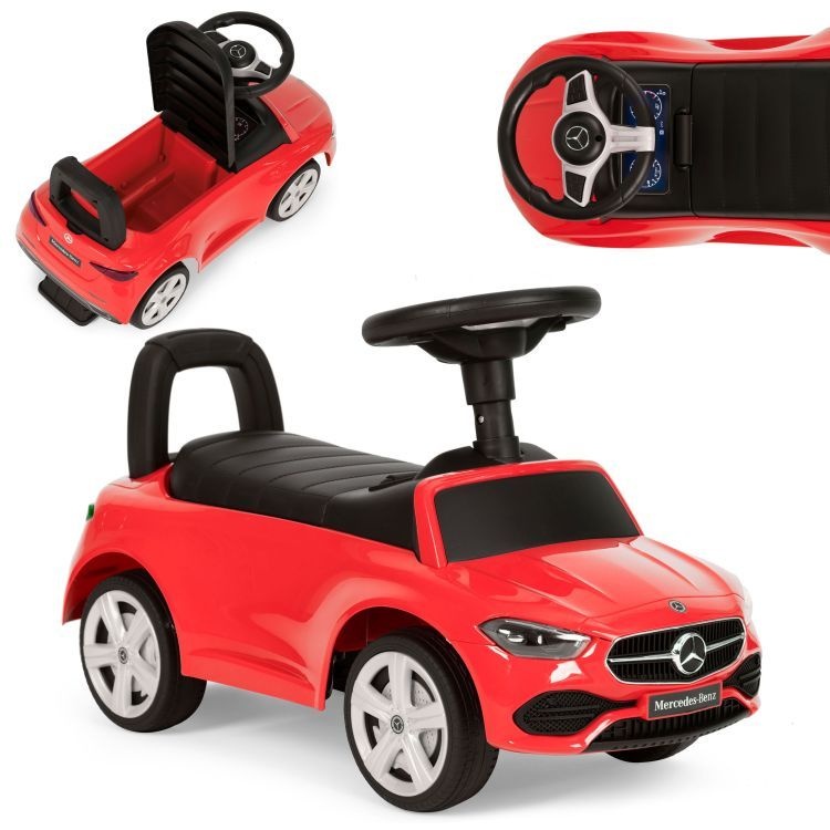 guralica-mercedes-c-class-sa-interaktivnim-volanom-i-zvucima-red14246 Guralica Mercedes C CLASS sa interaktivnim volanom i zvucima, RED - Slika 1