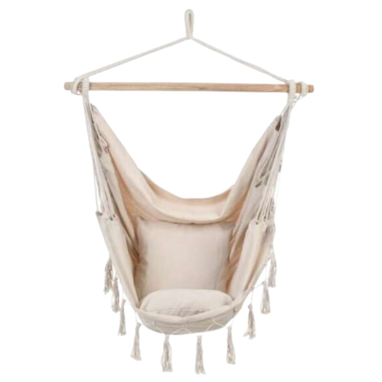 hamak-ljuljaska-brazilska-viseca-stolica-boho-bez-331616382 HAMAK - LJULJAŠKA - BRAZILSKA VISEĆA STOLICA BOHO BEŽ 3316 - Slika 1