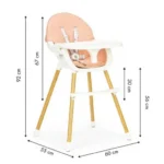 HRANILICA ZA BEBE 2U1 ECO PINK - Slika 3