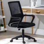 Kancelarijska stolica sa anatomski oblikovanim naslonom Black ModernHome - Slika 5