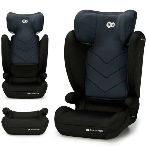 KINDERKRAFT AUTOSEDISTE I-SPARK I SIZE BLACK