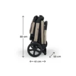 Kinderkraft kolica NUBI 3 SAND BEIGE - Slika 6