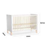KINDERKRAFT KREVETAC NICO WOODEN WHITE - Slika 3