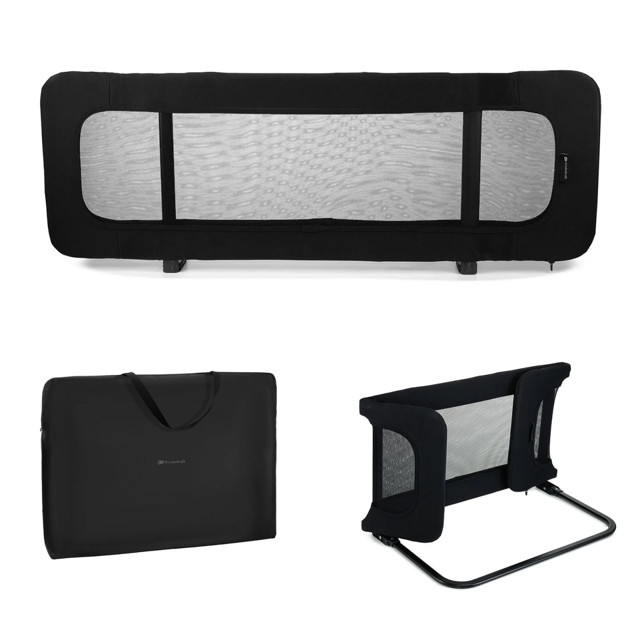 kinderkraft-ograda-za-krevet-guard-and-dream-black16230 KINDERKRAFT OGRADA ZA KREVET GUARD AND DREAM BLACK - Slika 1
