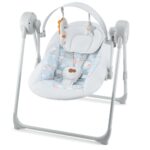 Kinderkraft stolica za ljuljanje SWINGEE grey