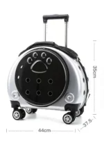 KOFER ZA TRANSPORT KUCNIH LJUBIMACA PREMIUM SILVER - Slika 3