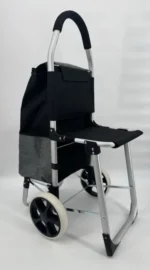 KOLICA ZA PIJACU SA SEDISTEM CRNO-SIVA - Slika 2