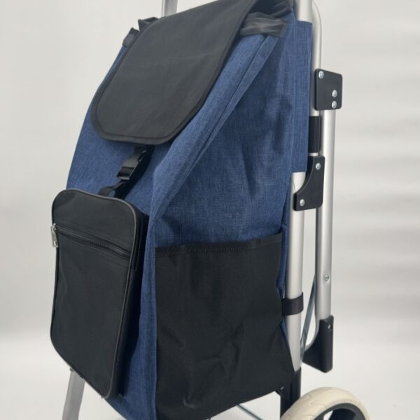 KOLICA ZA PIJACU SA SEDISTEM PLAVO-CRNA