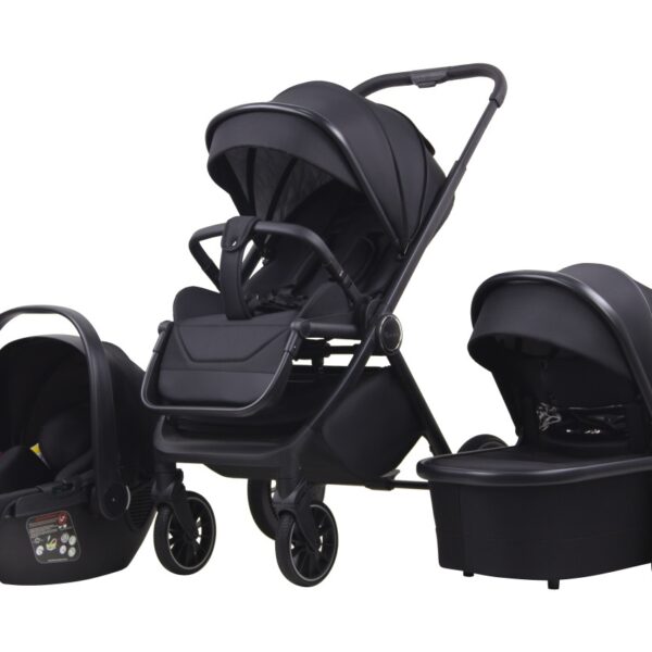 LA MAMA ALVI kolica za bebe 3u1 - black