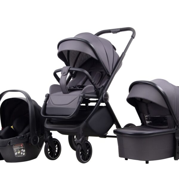 LA MAMA ALVI kolica za bebe 3u1 - gray
