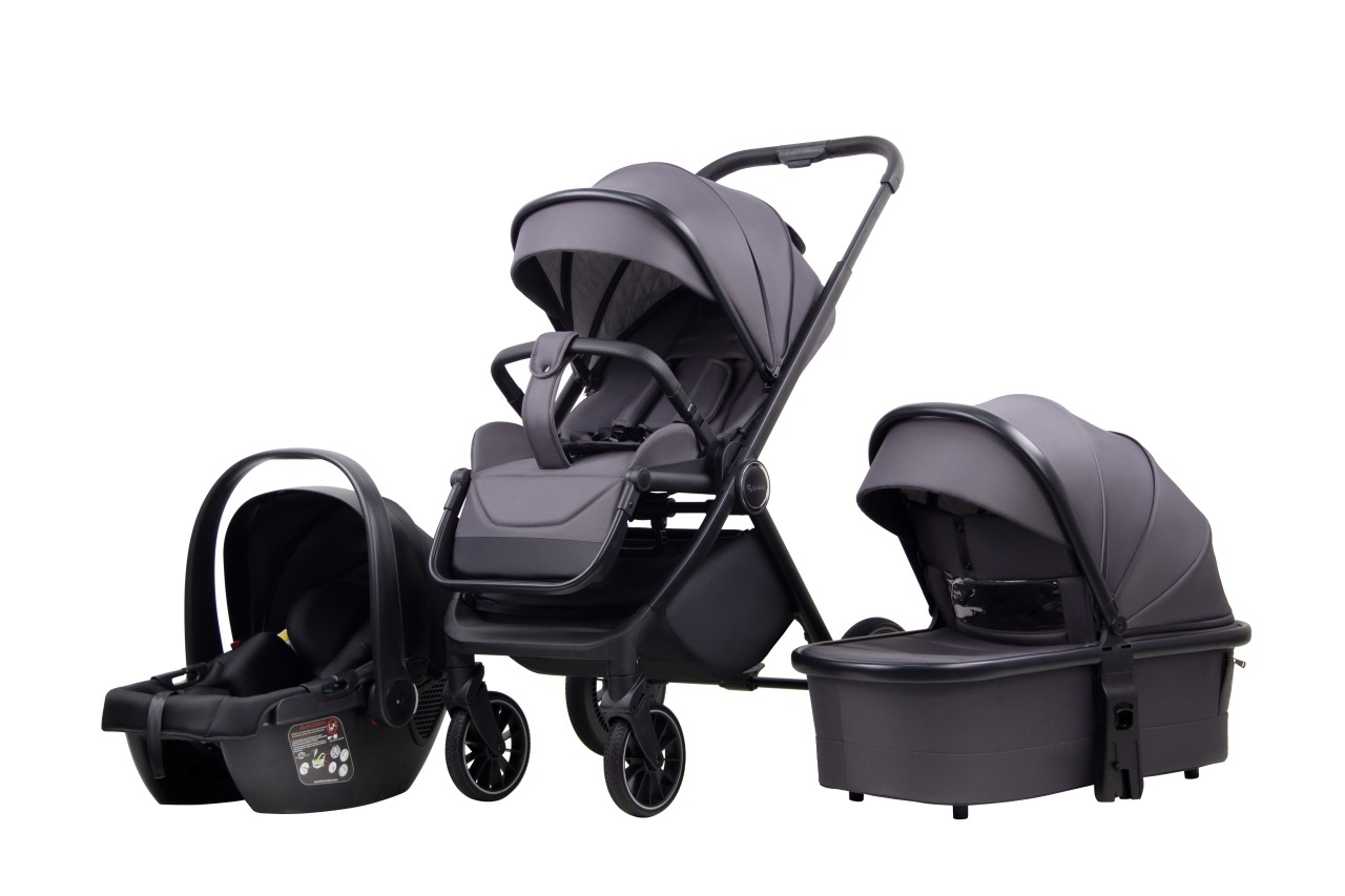 la-mama-alvi-kolica-za-bebe-3u1-gray17436 LA MAMA ALVI kolica za bebe 3u1 - gray - Slika 1