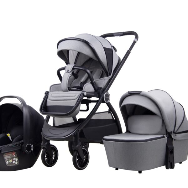 LA MAMA TRIO kolica za bebe 3u1 - gray