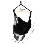 Ljulja?ka za terasu RIO crna - Slika 3