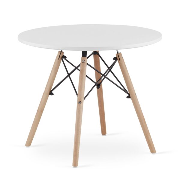 MAKSI Okrugli sto 60 cm - beli