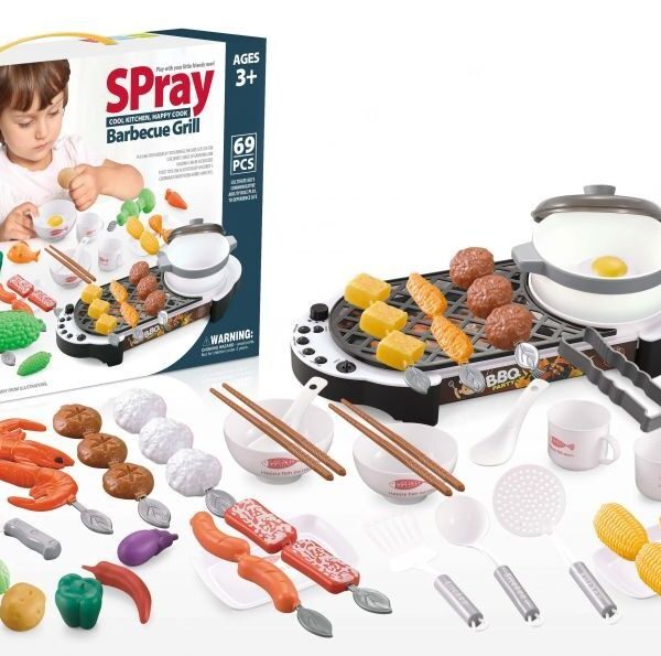 MINI KUHINJSKI ROŠTILJ ZA DECU SA DODACIMA ECOTOYS