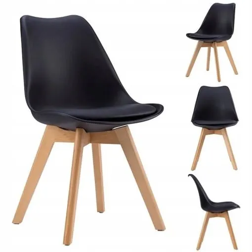 napoli-set-4-stolice-black13727 NAPOLI SET 4 STOLICE BLACK - Slika 2