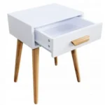 Nocni stocic 1 fioka Deva Bela - Slika 2