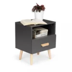Nocni stocic 1 fioka Nova Siva - Slika 2