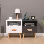Nocni stocic 1 fioka Nova Siva - Slika 5