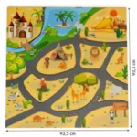 PODLOGA ZA IGRU ZA DECU SAFARI PUZZLE 9 ELEMENATA 93X93CM - Slika 2