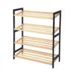 POLICA ZA OBUCU 4 NIVOA BAMBOO BELA