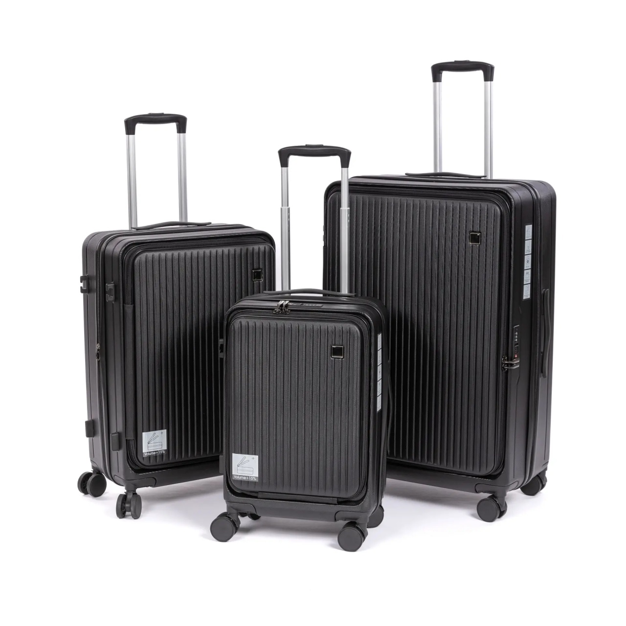 set-kofera-onyx-3-1-black16003 SET KOFERA ONYX 3/1 BLACK - Slika 1
