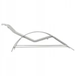 Set od 2 ležaljke za bastu sa stolom Gray - Slika 2