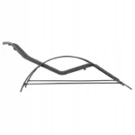 Set od 2 ležaljke za baštu sa stolom Black - Slika 2