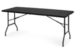 Sklopivi sto 180cm Black - Slika 3
