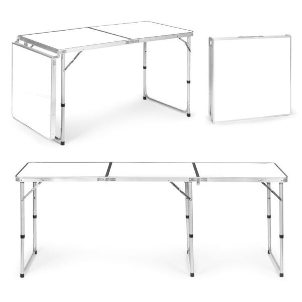 SKLOPIVI STO ZA KAMPOVANJE WHITE, 180X60 CM