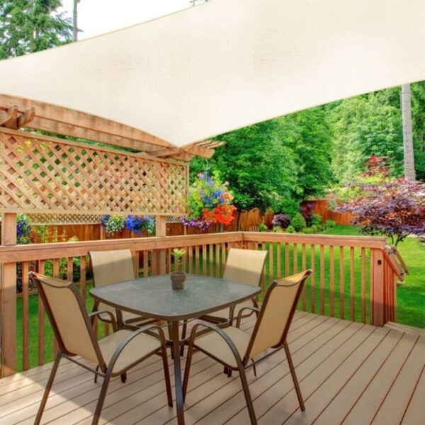 SOLARNO KVADRATNO JEDRO ZA HLAD 5X5M BEIGE
