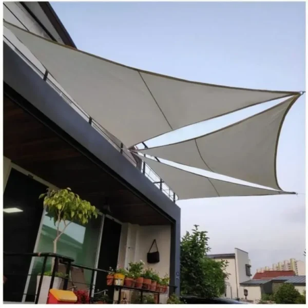 Solarno trouglasto jedro 5x5x5m Gray ModernHome