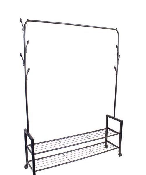 Stalak za ode?u sa dve police za obu?u i to?ki?ima