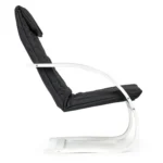 Stolica za ljuljanje white/black MODERNHOME - Slika 3