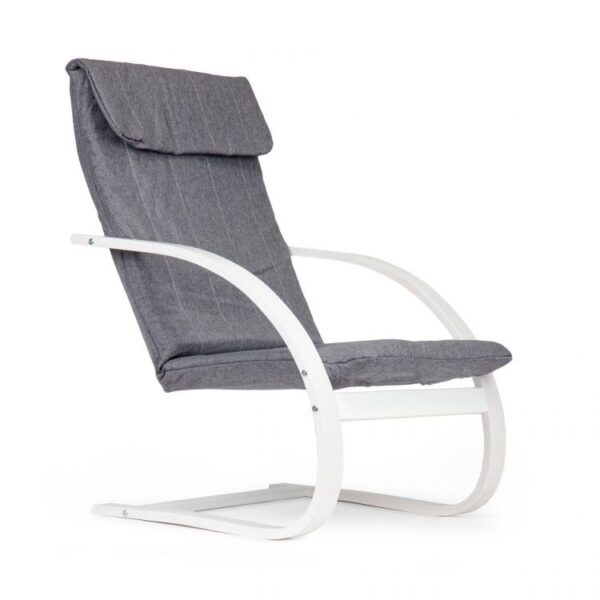 Stolica za ljuljanje white/charo MODERNHOME