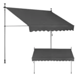 Tenda za terasu i balkon sa pode?avanjem visine 3x1.2m Gray Multigarden - Slika 2