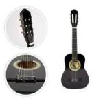 VELIKA DRVENA GITARA ZA DECU CRNA - Slika 4